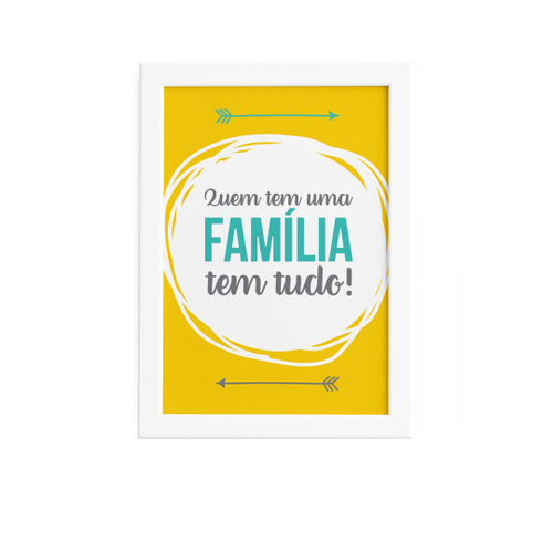 Quadro decorativo quarto infantil frase ingles A3