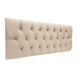 Cabeceira Painel Estofada Paris Queen 160x58 Courino Bege Kasabela Menor preço em Cabeceira Painel Estofada Paris Queen 160x58 Courino Bege Kasabela