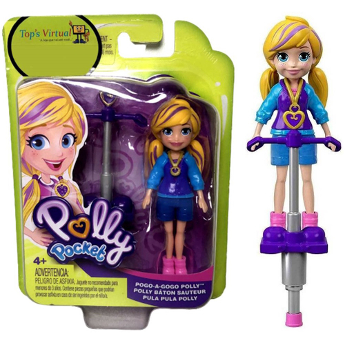 Conjunto Mini Boneca Colecionável Menina Loira Polly Pocket