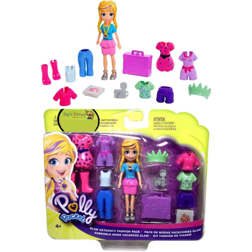 Boneca Polly Pocket Kit Fashion de Viagem Sortidos GFT92 - Mattel