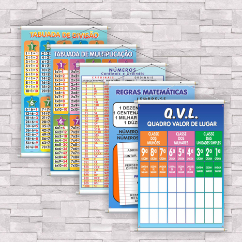 Jogo Da Tabuada Mdf Completa Educativo De Matematica Fácil em