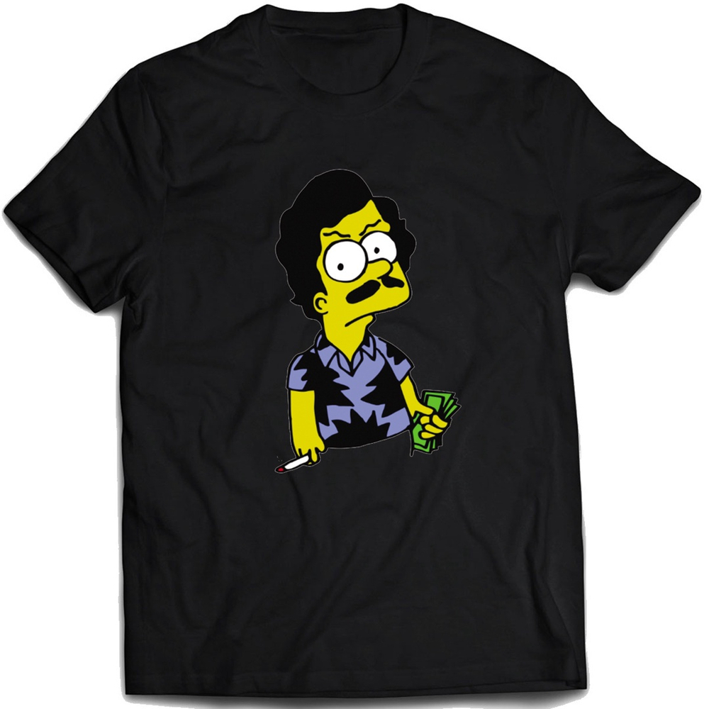 Camiseta Bart Simpson Escobart Camisa Os Simpsons Tv Série No Shoptime 7832