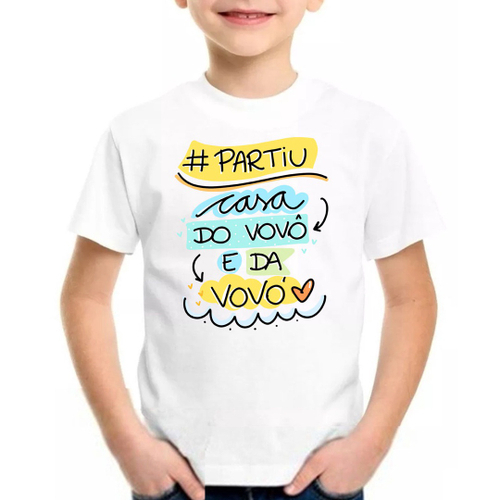 Camiseta Infantil Divertida La casa da vovozinha - Alearts