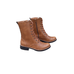 Bota Coturno Botinha Caramelo Cano Médio Salto Baixo Diva é boa?