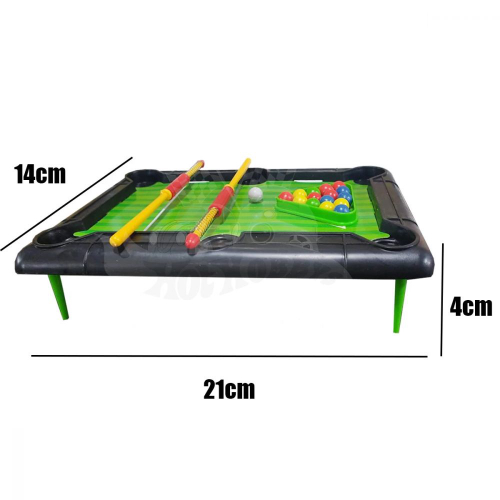 Brinquedo Mesa de Sinuca Clássica 55x32cm Snooker Kit Completo em Promoção  na Americanas