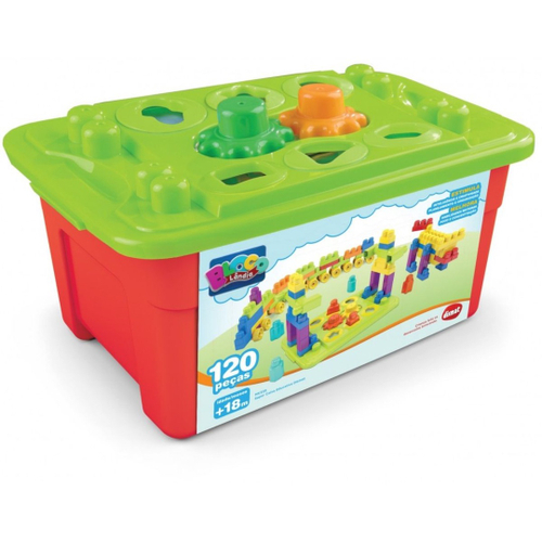 Cadeirinha de Brinquedo Infantil com Blocos de Montar - Wp Connect