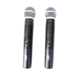 Microfone s/ Fio Mão Duplo uhf jwl U-585 - jwl Menor preço em Microfone s/ Fio Mão Duplo uhf jwl U-585 - jwl