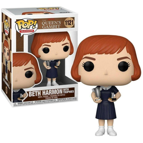 Elizabeth Harmon, o Gambito da Rainha (Estilo Funko).