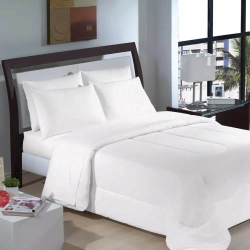 Jogo de Cama King 200 fios 100% Algodão - Premium Menor preço em Jogo de Cama King 200 fios 100% Algodão - Premium