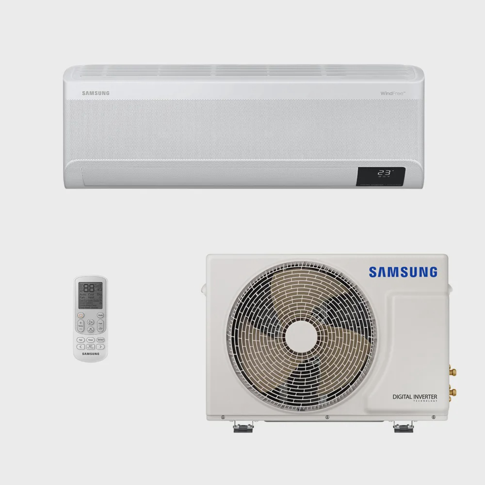 Ar Condicionado Split Hi Wall Inverter Samsung WindFree 9.000 Btus Frio - AR09AVHABWKXAZ