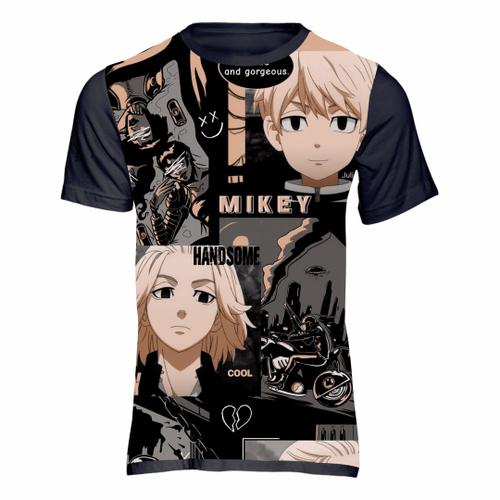 Camiseta Anime Tokyo Revengers Mikey Sano Manjiro Tokyo Gang