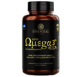 Super Omega 3 tg 180 Caps - Essential Nutrition Menor preço em Super Omega 3 tg 180 Caps - Essential Nutrition