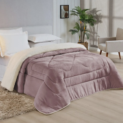 Coberdrom solteiro lã de carneiro sherpa manta soft rosê é boa?