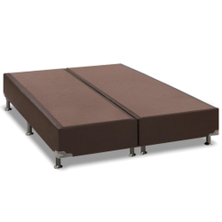 Cama Box Base Ortobom Universal Courino Café King 186 Menor preço em Cama Box Base Ortobom Universal Courino Café King 186