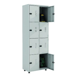 Armário Roupeiro Aço 8 Portas Academia Guarda-Volume EA702 é boa?