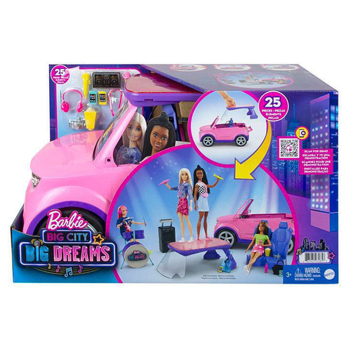 Carrinho De Controle Remoto Candide Glamou Flip Barbie - 1851