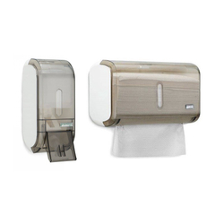 Menor preço em Kit Dispenser Papel Toalha + Saboneteira Premisse Urban Compacta Fume
