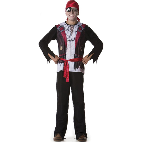 Fantasia Pirata Masculina Festa Halloween