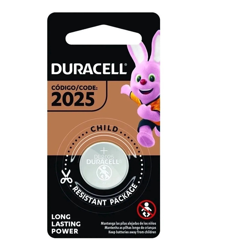 Pilha cr2025 duracell 3v moeda controle chave balan as no shoptime