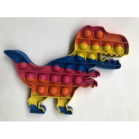 Pop It Gigante Big 44cm Dinossauro Fidget Toy Sensorial Jogo Cor Dinossauro