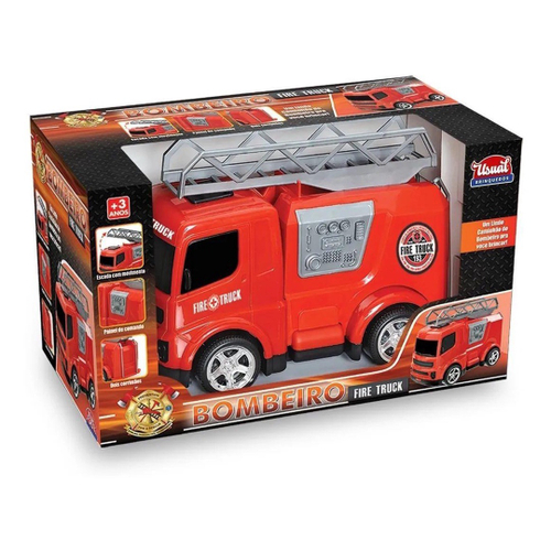 Brinquedo Caminhão Bombeiro Fire Truck