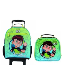Kit Infantil Mochila + Lancheira Ben 10 Menor preço em Kit Infantil Mochila + Lancheira Ben 10