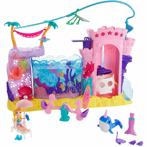 Polly Pocket! Clubhouse da Polly Set de Jogos Polly e Peaches Nova Polly  Mattel na Americanas Empresas