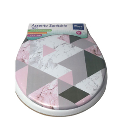 Assento Sanitário Almofadado Decorado 35cm x 41cm - Wincy Menor preço em Assento Sanitário Almofadado Decorado 35cm x 41cm - Wincy