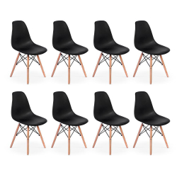 Conjunto 8 Cadeiras Charles Eames Eiffel Menor preço em Conjunto 8 Cadeiras Charles Eames Eiffel