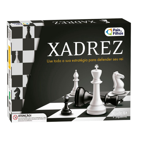 Jogo Xadrez Tabuleiro Luxo 25x25cm Dobrável Magnético C/ Imã