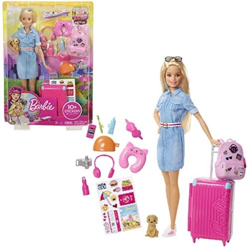 Barbie Explorar e Descobrir Barbie Viajeira FWV25 - Mattel em Promoção na  Americanas