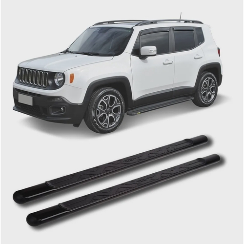 Estribo Lateral Preto Jeep Renegade Oval Tubular Em Promo O Na Americanas