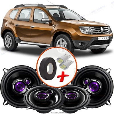 Kit Alto Falante Pioneer Renault Duster Ts Br X W Rms Ohms