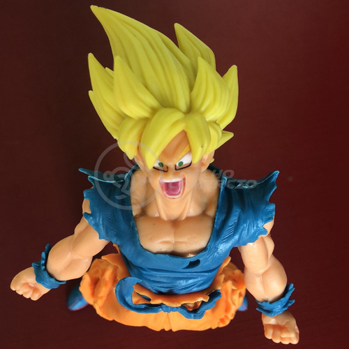 Boneco Action Figure Miniatura Goku Super Sayajin 2 Colecionáveis Dragon  Ball Z Super - 20cm