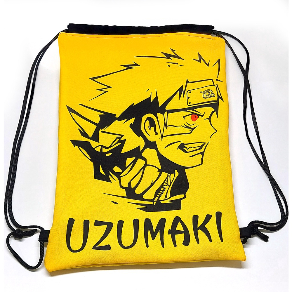 Mochila Naruto Símbolo Personagens Desenho Anime