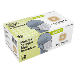 Máscara Cirúrgica (50un. ) descarpack Tripla Com Clipe Nasal, Elástico E Filtro é boa?