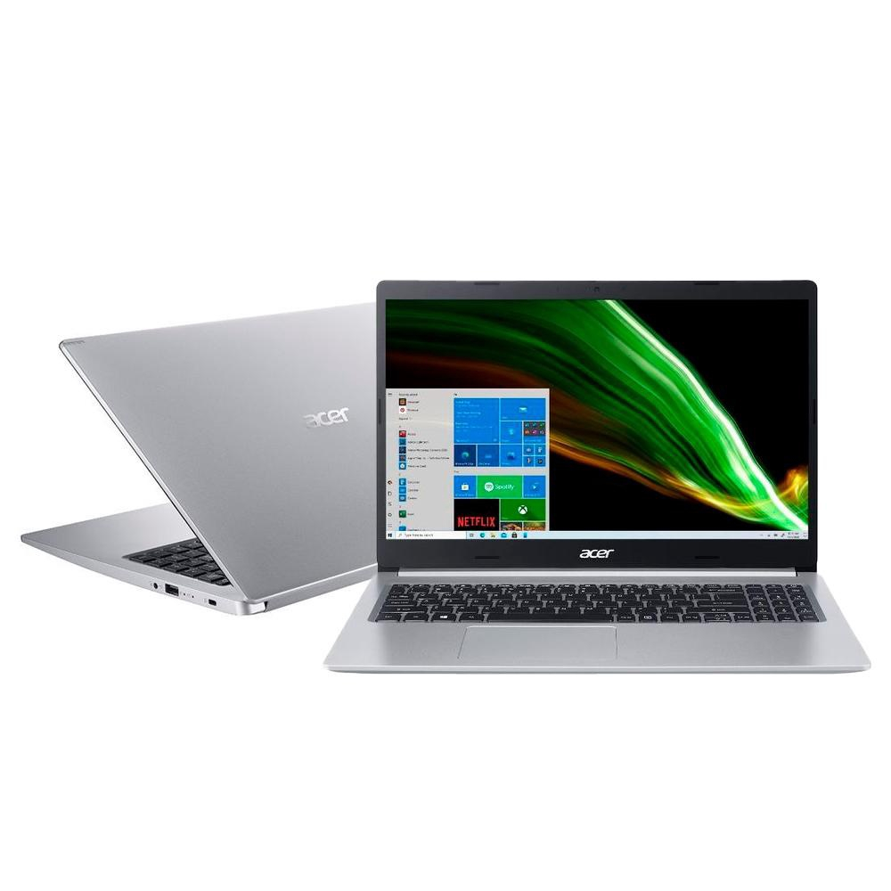 Notebook Acer Aspire 5 Intel 8Gb 256Gb 15.6Pol Windows 10 A515-55G-51HJ ...