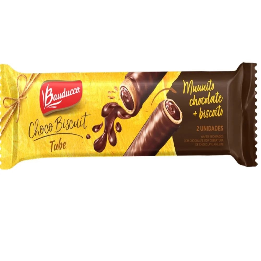 Choco Biscuit Tube Choc 30G Bauducco em Promoção | Ofertas na Americanas