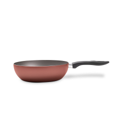 Frigideira Wok Brinox Garlic Terracota - 24cm / 2,3L Menor preço em Frigideira Wok Brinox Garlic Terracota - 24cm / 2,3L