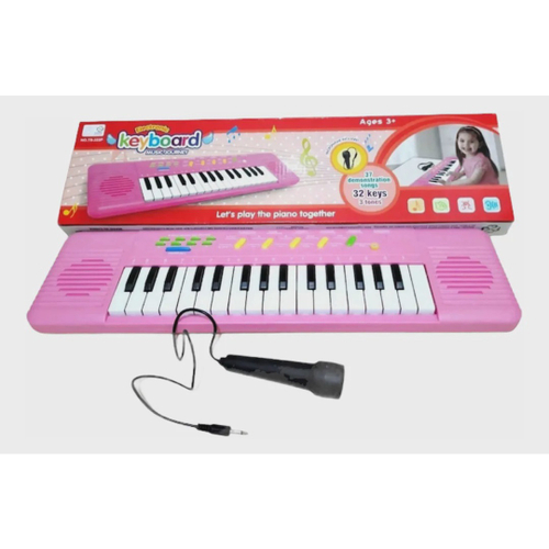 Teclado Infantil Musical 32 Teclas Keys Com Microfone Piano em Promoção na  Americanas