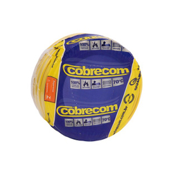 Cabo Fio Flexivel 2,5mm Anti Chamas 750v Rolo 100metros Cobrecom amarelo Menor preço em Cabo Fio Flexivel 2,5mm Anti Chamas 750v Rolo 100metros Cobrecom amarelo