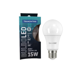 Kit 5 Lâmpadas Led Bulbo 15W E27 6500K Bivolt Tramontina Menor preço em Kit 5 Lâmpadas Led Bulbo 15W E27 6500K Bivolt Tramontina