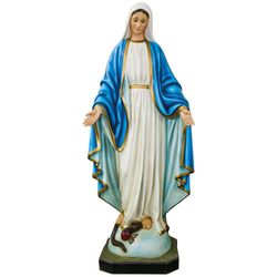 Imagem nossa senhora das graças 130CM de altura olho de vidro Menor preço em Imagem nossa senhora das graças 130CM de altura olho de vidro