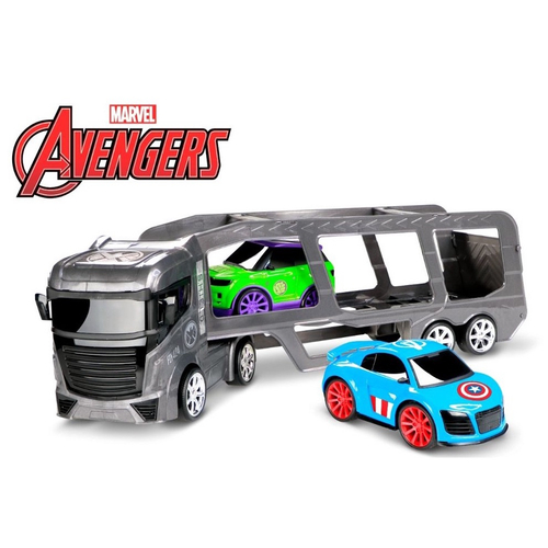 Caminhão Top Truck Cegonha Com Carrinhos App Jogo - Bs Toys