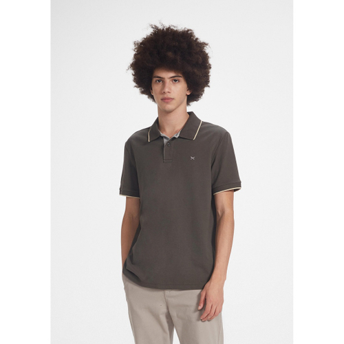 polo manga longa hering