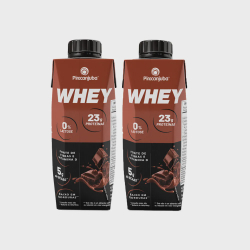 Bebida Láctea Piracanjuba Whey Zero Lactose Cacau 250ml Kit com duas unidades é boa?
