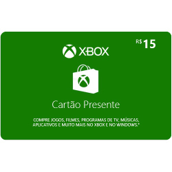 Gift Card Digital XBox Live Credits R$ 15,00 é boa?
