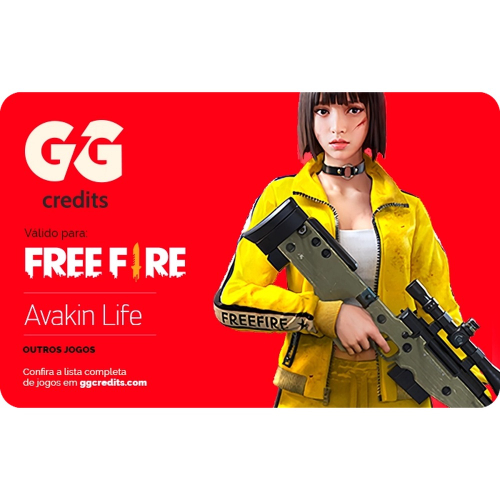 Cartão pré-pago Free Fire 5100 Diamantes + 510 Bônus em Promoção na  Americanas