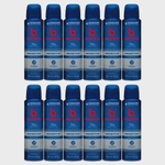 Kit 12X Desodorante Bozzano Sensitive Sem Perfume Aerosol Antitranspirant