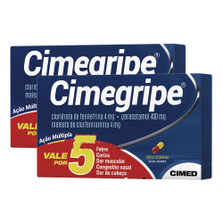 Kit 2X 20 Cápsulas Cimegripe Menor preço em Kit 2X 20 Cápsulas Cimegripe